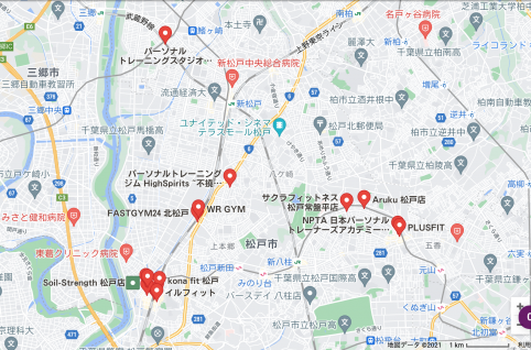 【松戸】松戸駅周辺のおすすめフィットネスジム・パーソナルトレーニングジムをご紹介！